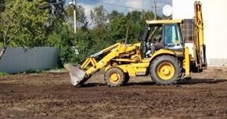 Выравнивание рельефа в Валуйках в октябре