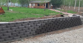 Установка подпорной стенки в Валуйках: качество и цена от 2927 руб.