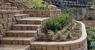 Установка подпорных стенок из блоков в Валуйках от 3726 руб. - ТротуарнаяПлитка